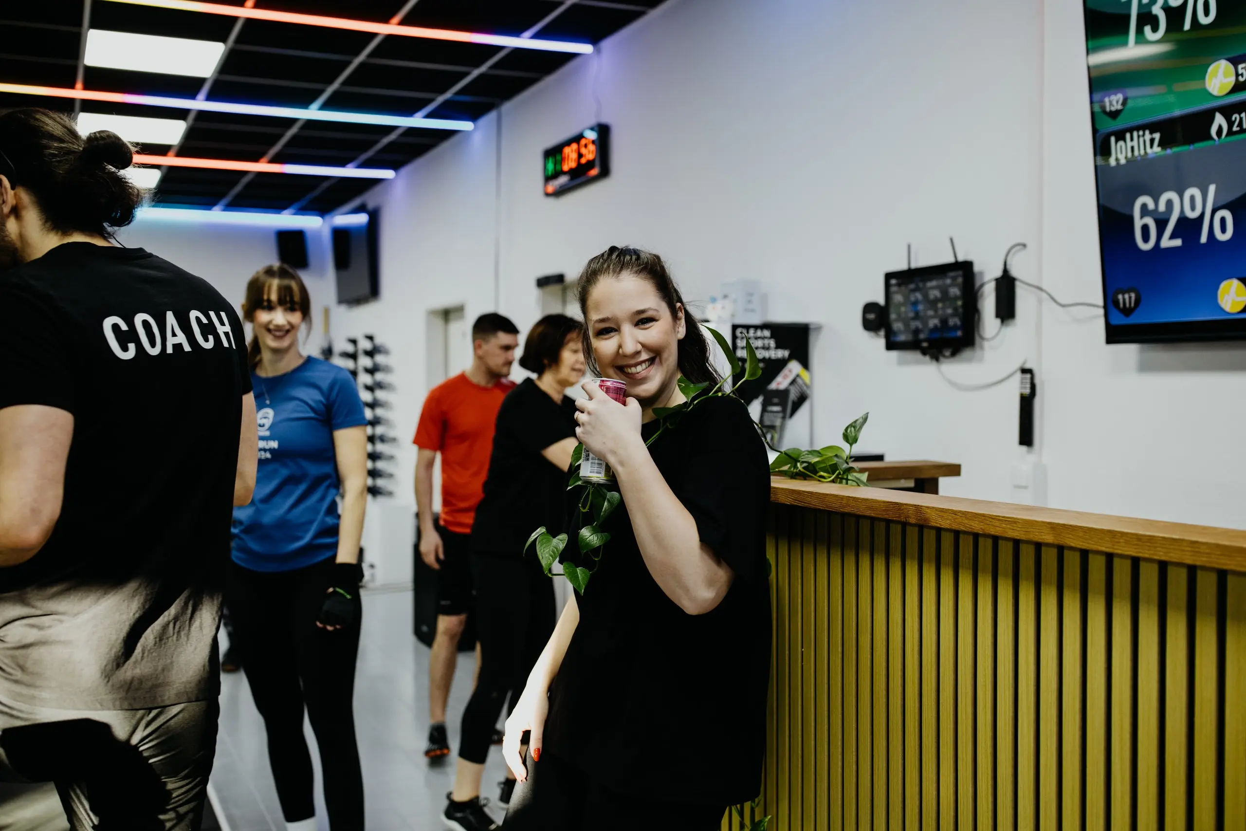 Empfangsbereich im HM Fitness Studio Pfarrkirchen